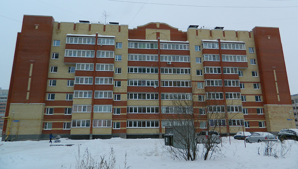 7-этажный, 105 квартирный жилой дом г.Вологда, ул.Фрязиновская, дом № 33 б