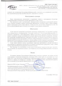Аудиторское заключение 2015 год 2 стр